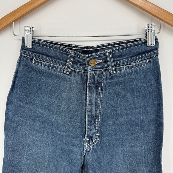 Vintage Wild Oats Embroidered Jeans Size 9 - Picture 3 of 6